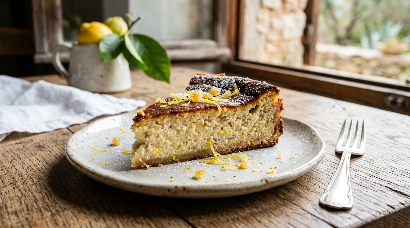 Fiadone corse au brocciu et citron
