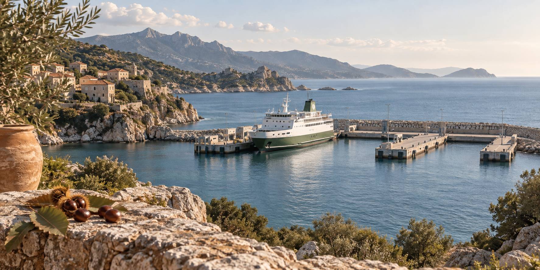 Illustration éditoriale du sujet : Bonifacio : 66 % des navires ne desservent pas la route Corse-Sardaigne