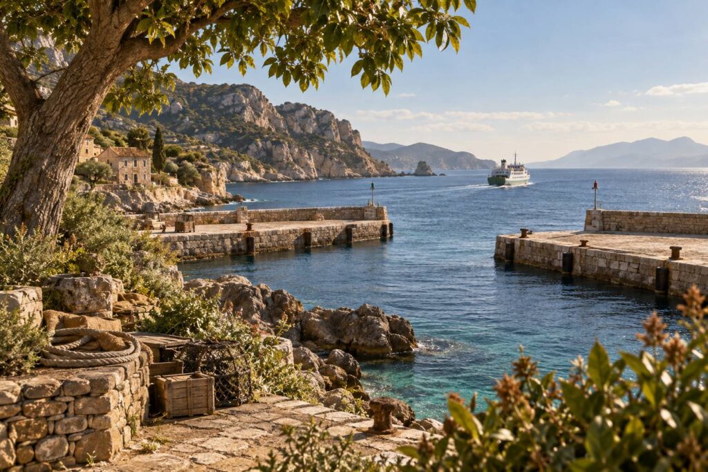 Illustration éditoriale du sujet : Bonifacio : 66 % des navires ne desservent pas la route Corse-Sardaigne