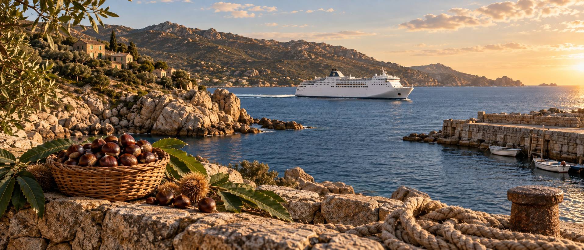 Illustration éditoriale du sujet : Liaison maritime Bonifacio-Sardaigne : lancement du nouveau navire de Moby Lines dès le 3 septembre