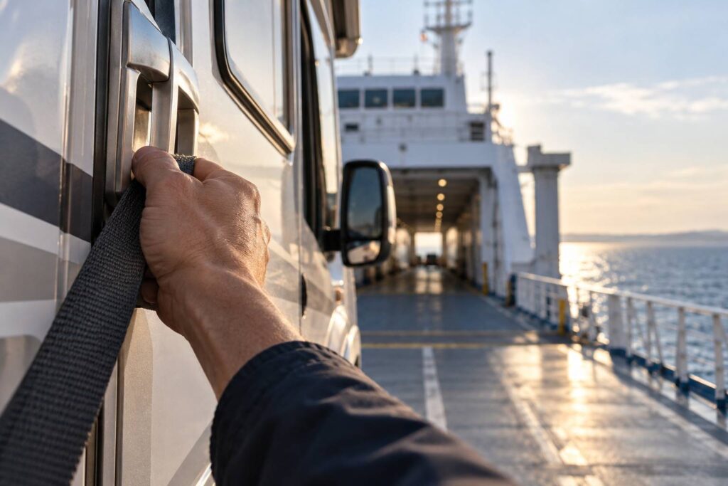 Illustration de détail sur le sujet : De la Corse à la Toscane : traverser en ferry avec son camping-car