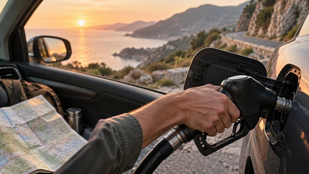 Illustration de détail sur le sujet : Rouler en Corse : distances, carburants et budget pour les trajets sur l’île